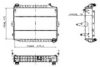ORDONEZ 1020668825 Radiator, engine cooling
